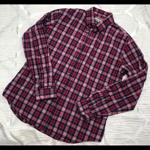 ✨Express Men’s red plaid shirt 🕶